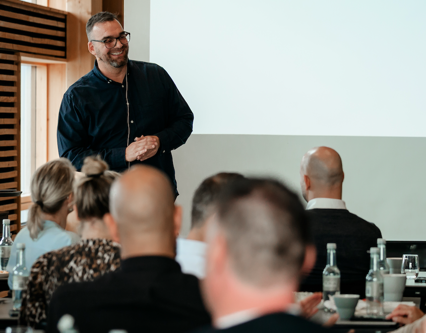 Troels Mark Meyer i arbejdet
